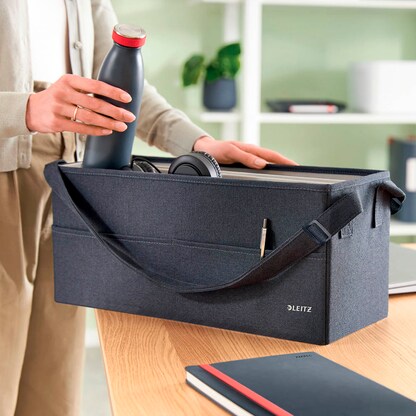 Artikelbild 3 für LEITZ Desk Sharing Tasche Hot Desking Stoff grau, Artikelnummer 507428