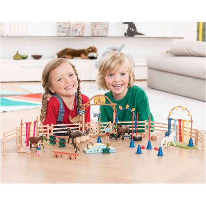 Artikelbild 7 für Schleich® Farm World 42482 Pony Agility Rennen Spielfiguren-Set, Artikelnummer 998617