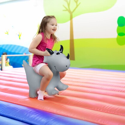 Artikelbild 2 für relaxdays Hüpftier Dino grau, Artikelnummer 147339