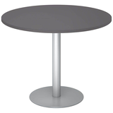 Artikelbild 1 für HAMMERBACHER Bistrotisch rund Spanplatte grafit 100,0 x 100,0 x 74,0 cm, 1 St., Artikelnummer 379939