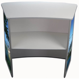 Artikelbild 1 für update displays Messetheke Konvex gebogen, weiß 106,0 x 58,0 x 93,0 cm, Artikelnummer 646765