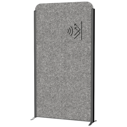 Artikelbild 2 für MAUL Akustik-Trennwand MAULcocoon 9701002, dunkelgrau 100,0 x 182,0 cm, 1 St., Artikelnummer 156579