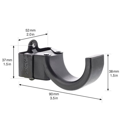 Artikelbild 2 für WAGNER® design yourself Garderobenhaken WH 2097 mit 1 Haken schwarz, 1 St., Artikelnummer 419356