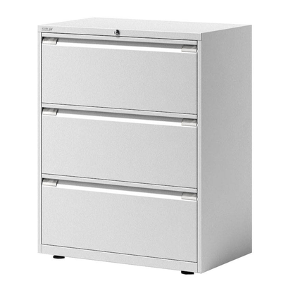 Artikelbild 4 für BISLEY Essentials Hängeregistraturschrank verkehrsweiß 3 Schubladen 80,0 x 47,0 x 100,0 cm, 1 St., Artikelnummer 452781