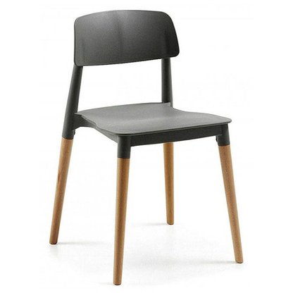 Artikelbild 2 für meet powered by PAPERFLOW Besucherstühle Glamwood CHGLAMX2.23.01 schwarz Kunststoff, 2 St., Artikelnummer 518314