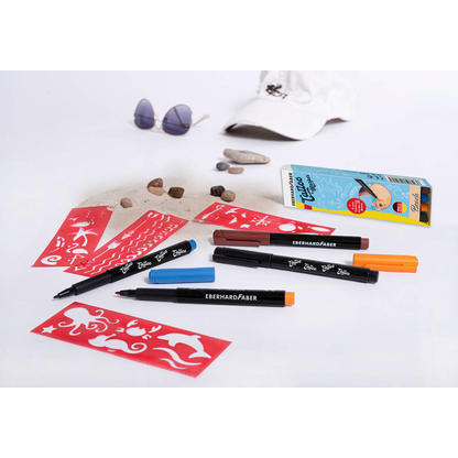 Artikelbild 3 für EBERHARD FABER Beach Tattoostifte farbsortiert 1,0 - 5,0 mm, 4 St., Artikelnummer 419327