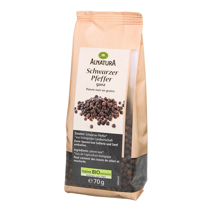 Artikelbild 4 für ALNATURA Schwarzer Pfeffer Bio-Gewürz, 70,0 g, Artikelnummer 293611