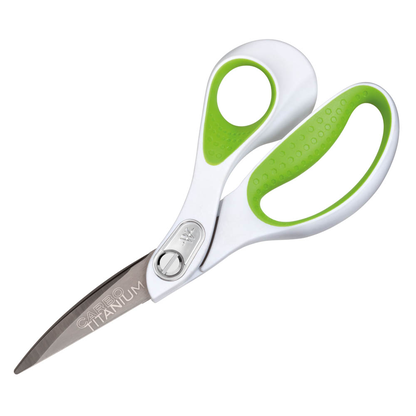 Artikelbild für WESTCOTT Papierschere CARBO Titan Nitrid NON STICK lichtgrau-grün 21,4 cm, Artikelnummer 408411
