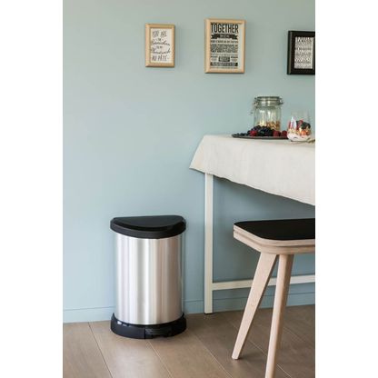 Artikelbild 5 für curver DECOBIN Mülleimer 15,0 l silbermetallic, 1 St., Artikelnummer 700993