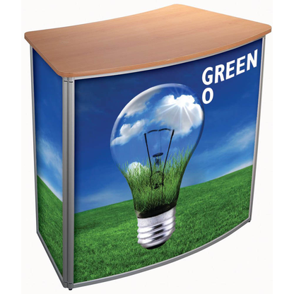 Artikelbild 2 für update displays Messetheke Konvex gebogen, buche 106,0 x 58,0 x 93,0 cm, Artikelnummer 646758