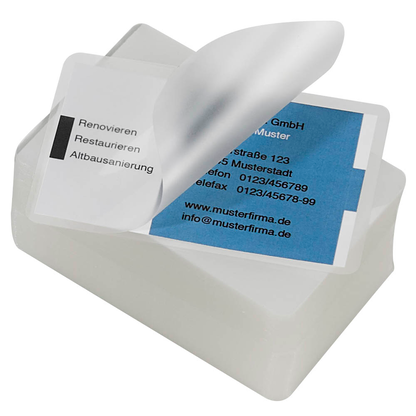 Artikelbild 2 für dots Laminierfolien glänzend für Visitenkartenformat 100 micron, 300 St., Artikelnummer 479659