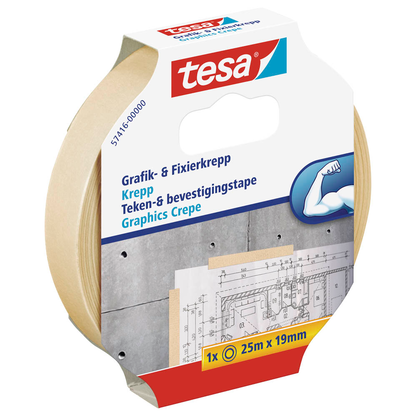 Artikelbild für tesa Kreppband beige 19,0 mm x 25,0 m 1 St., Artikelnummer 559201