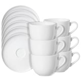 Artikelbild 1 für Ritzenhoff & Breker Kaffeetassen-Set Skagen weiß 220,0 ml 12-tlg., 6 St., Artikelnummer 495362