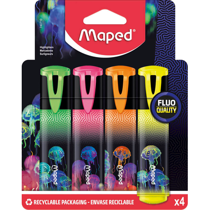 Artikelbild 2 für maped Deepsea Paradise Textmarker farbsortiert, 4 St., Artikelnummer 260271