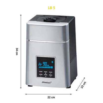 Artikelbild 2 für Steba LB 5 Luftbefeuchter schwarz/weiß 100 W, Artikelnummer 322319