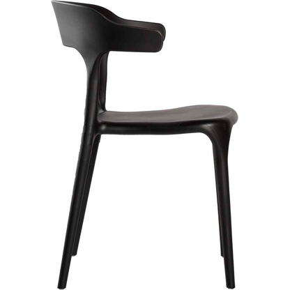 Artikelbild 4 für LÜLLMANN Besucherstuhl 230810 schwarz Kunststoff, 1 St., Artikelnummer 790996