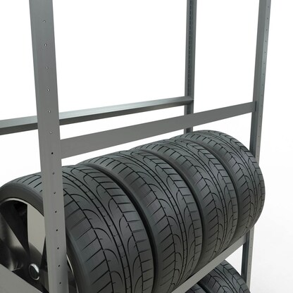 Artikelbild 4 für SCHULTE Reifenregal 20992 silber 120,0 x 40,0 x 275,0 cm, Artikelnummer 855559