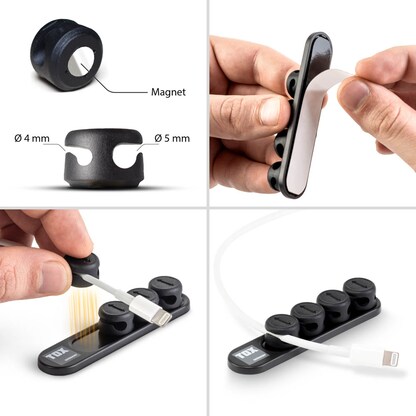 Artikelbild 3 für TOX Kabelclips CABL CLlip schwarz, 1 St., Artikelnummer 560864