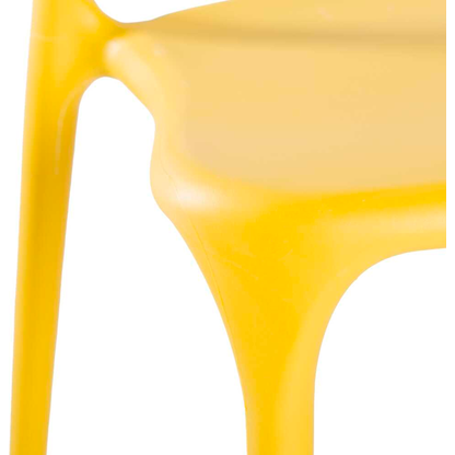 Artikelbild 6 für LÜLLMANN Besucherstuhl 230812 gelb Kunststoff, 1 St., Artikelnummer 790989