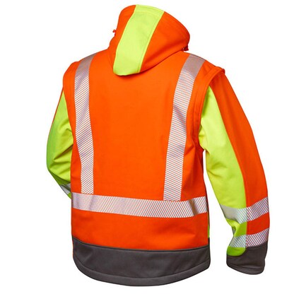 Artikelbild 2 für elysee® unisex Warnjacke ATANAS orange, gelb Größe 3XL, Artikelnummer 749147