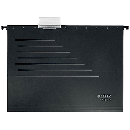 Artikelbild 2 für LEITZ Hängemappen ALPHA® recycle 1921 schwarz, 10 St., Artikelnummer 304184