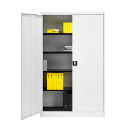 Artikelbild für mauser Stahlschrank entero BF5-12 - 7035/7035 lichtgrau 4 Fachböden 120,0 x 50,0 x 195,0 cm, aufgebaut, 1 St., Artikelnummer 258576