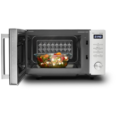 Artikelbild 3 für caso® M 20 Ceramic Gourmet Mikrowelle 700 W silber, Artikelnummer 493037