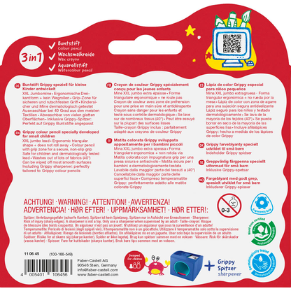 Artikelbild 5 für FABER-CASTELL Grippy Malset farbsortiert, 16 St., Artikelnummer 589196