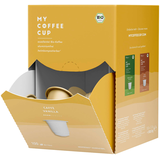 Artikelbild 1 für MY COFFEE CUP VANILLA Bio-Kaffeekapseln, Arabica- und Robustabohnen 100 Stück, Artikelnummer 672259