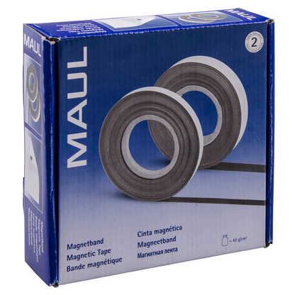 Artikelbild 4 für MAUL Magnetband selbstklebend schwarz 3,5 cm x 10,0 m, 1 St., Artikelnummer 293613