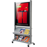 Artikelbild 1 für PAPERFLOW Prospektregal SPP1.35 silber DIN A3, DIN A4 6 Fächer 85,5 x 38,5 x 167,5 cm, 1 St., Artikelnummer 528238