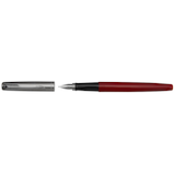 Artikelbild 1 für PARKER Originals C.C Patronenfüller rot/silber M (mittel), 1 St., Artikelnummer 276028