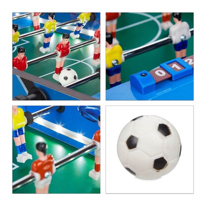 Artikelbild 3 für relaxdays Tischkicker blau, Artikelnummer 374361