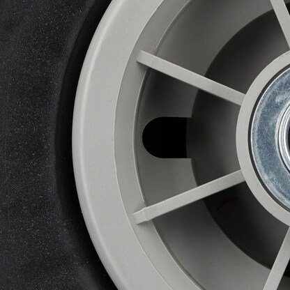 Artikelbild 5 für relaxdays Sackkarrenräder luftbereift schwarz, grau Vollgummi Felgen, Achse 2,0 cm, Artikelnummer 452403