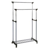 Artikelbild 1 für HAKU Möbel Rollgarderobe 44832 schwarz Metall 95,0 x 95,0-170,0 cm, Artikelnummer 552853