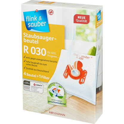 Artikelbild 4 für flink & sauber R 030 Staubsaugerbeutel, 4 St., Artikelnummer 539264