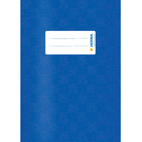 Artikelbild 1 für HERMA Heftumschlag mit Baststruktur dunkelblau Kunststoff DIN A5, Artikelnummer 548012
