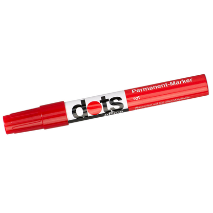 Artikelbild 2 für dots Permanentmarker rot 1,5 - 3,0 mm, 1 St., Artikelnummer 835623