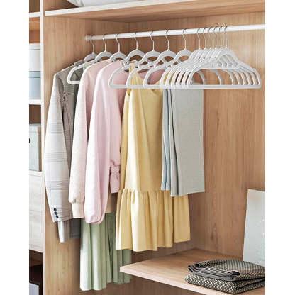 Artikelbild 2 für SONGMICS Kleiderbügel weiß, 50 St., Artikelnummer 262869