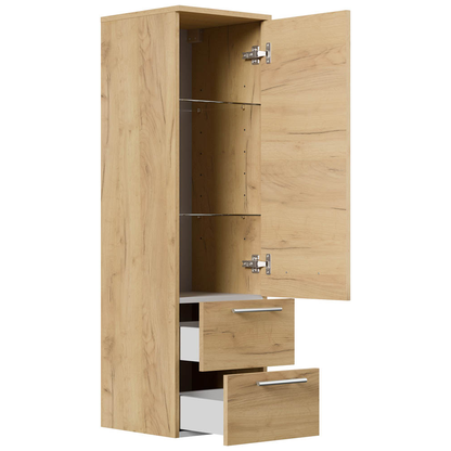 Artikelbild für POSSEIK Bad-Hängeschrank 120 eiche gold 35,8 x 35,2 x 120,0 cm, Artikelnummer 668568