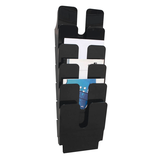 Artikelbild 1 für DURABLE Wandprospekthalter Flexiplus schwarz DIN A4 hoch 6 Fächern 24,7 x 10,0 x 74,5 cm, 1 St., Artikelnummer 481804