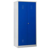 Artikelbild 1 für Gürkan Spind lichtgrau, enzianblau 103932, 1 Schließfach 80,0 x 50,0 x 180,0 cm, Artikelnummer 560324