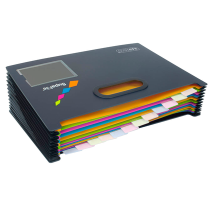 Artikelbild 2 für RAPESCO® Fächermappe Germ-Savy Supafile 13 Fächer schwarz, 1 St., Artikelnummer 801908