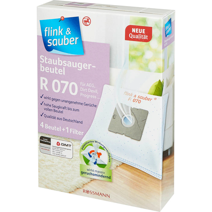Artikelbild 4 für flink & sauber R 070 Staubsaugerbeutel, 4 St., Artikelnummer 539423