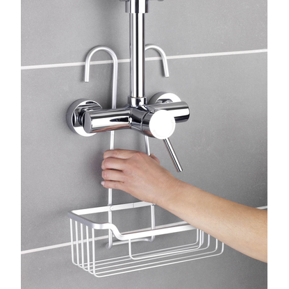 Artikelbild 3 für WENKO Milo Duschkorb Aluminium, Artikelnummer 804421