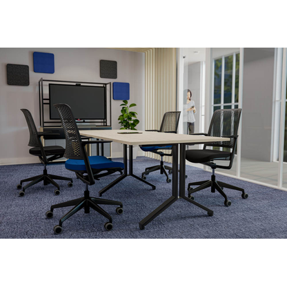 Artikelbild 6 für Nowy Styl Bürostuhl WITHME Stoff schwarz, Gestell schwarz, Artikelnummer 913907