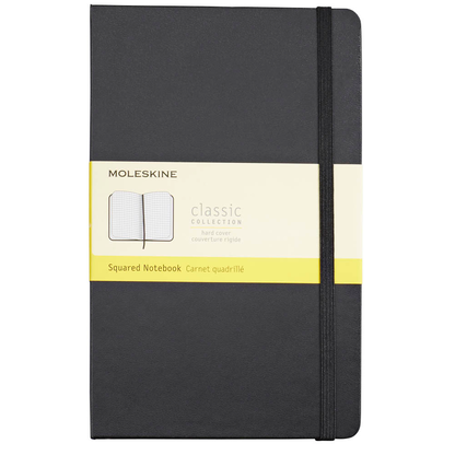 Artikelbild 2 für MOLESKINE Notizbuch Classic Collection fester Einband ca. DIN A5 kariert, schwarz Hardcover 240 Seiten, 1 St., Artikelnummer 234548