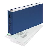 Artikelbild 1 für VELOFLEX Bankringbuch 2-Ringe blau 4,5 cm DIN A6 quer, 1 St., Artikelnummer 794594
