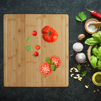 Artikelbild 3 für relaxdays Schneidebrett Natur 56,5 x 50,0 cm, 1 St., Artikelnummer 361141