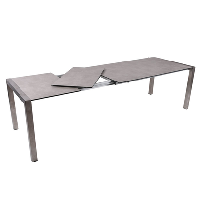 Artikelbild 4 für Garden Pleasure Gartentisch SIENNA grau rechteckig 160,0/217,0/267,0 x 92,0 x 75,0 cm, Artikelnummer 380141